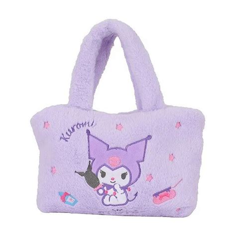 Kawaii Sanrio Plush Bag Kuromi Backpack Anime Melody Cinnamoroll