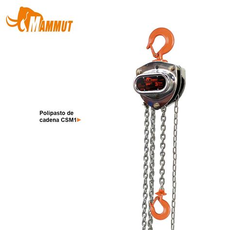 Polipasto De Cadena Mammut Csm Cs Beaver