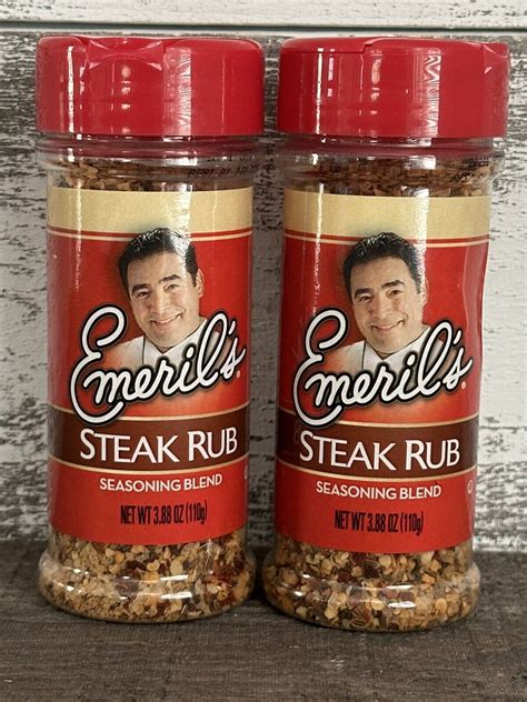 Emeril S Seasoning Blend Steak Rub 3 88 OZ EXP 10 17 25 2 PACK EBay