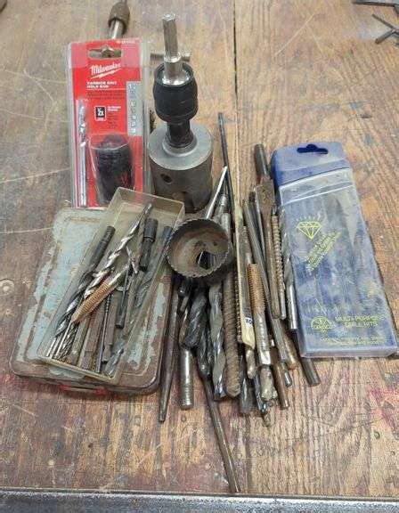 Drill Bit Assortment, Various Brands And Sizes - Mayo Auction & Realty