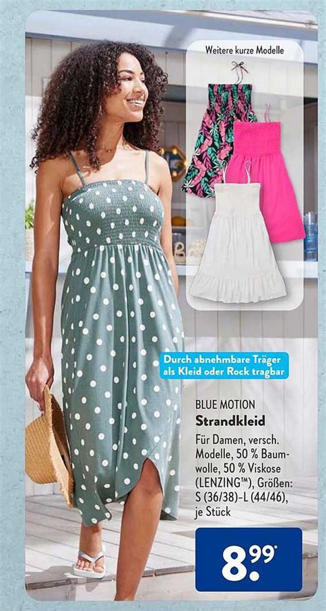 Blue Motion Strandkleid Angebot Bei Aldi S D Prospekte De