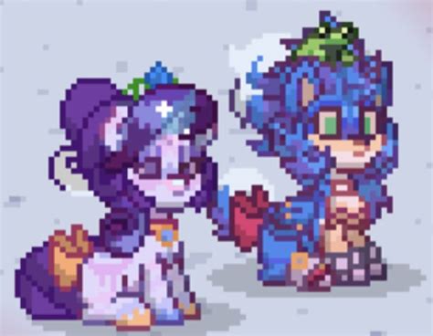 Rarity And Sonic Pony Town