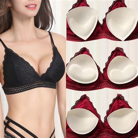 Buy Women Triangle Insert Bra PadsPush Up Padded Breast Enhancer Bra