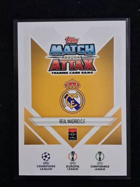 Topps Match Attax Ucl Kylian Mbappe Foil Real Madrid Eur