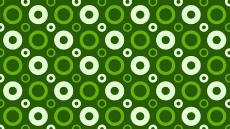 Free Green Geometric Circle Pattern