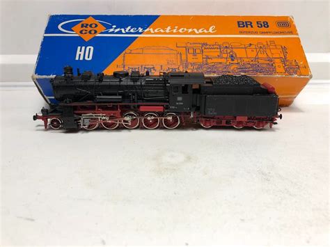 Roco H0 4112 Dampflokomotive Mit Tender BR 58 Mit Dampferzeuger