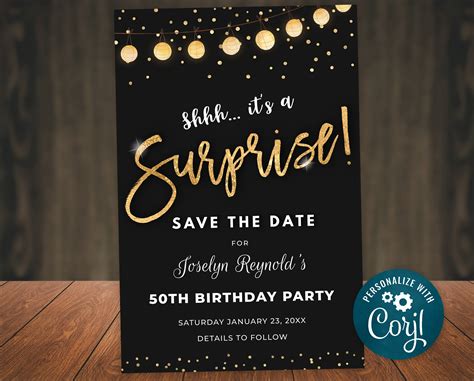 Save The Date 60th Birthday Cards