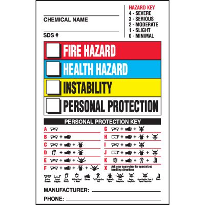 HazCom Labels - Roll of 500 | Seton