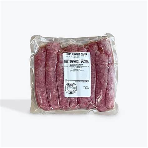 Greener Pastures Pork Breakfast Sausage Heritage Pastured Blue Cow