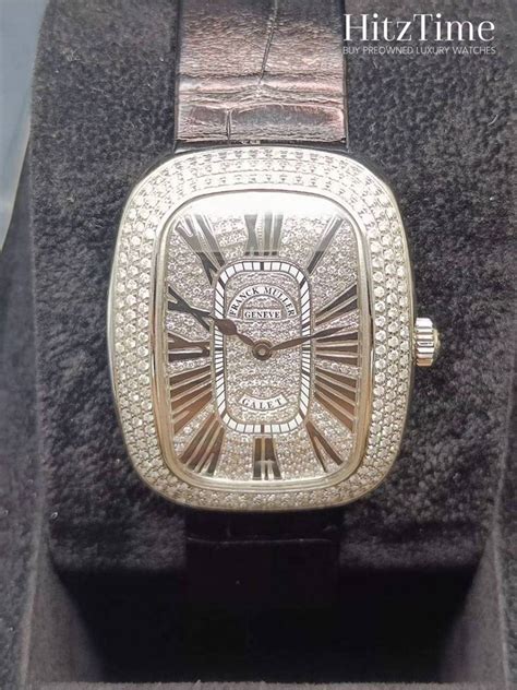 Franck Muller Galet Steel Diamond After Setting Ref 3002 M Hitz Time