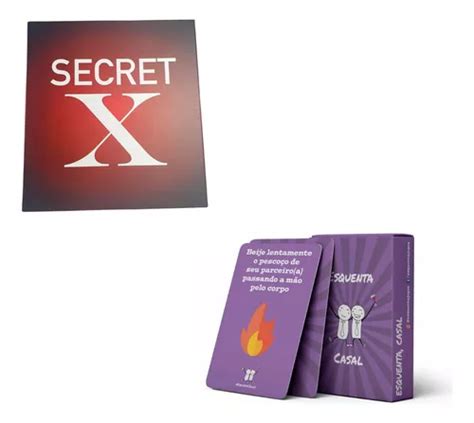 Kit Secret X Esquenta Casal Jogo De Cartas Romance Sexo Frete Gr Tis