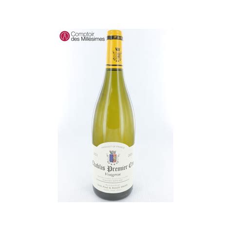 Chablis Premier Cru Vosgros Jean Paul Et Benoit Droin