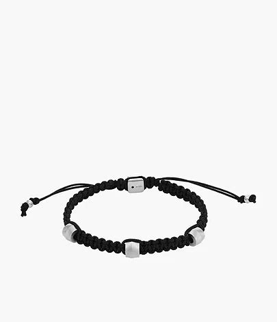 Pulseira Fossil Harlow Linear Texture Black Nylon JF04567040