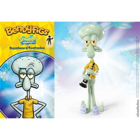 Spongebob Squarepants Bendyfigs Bendable Figure Squidward 18 Cm Sankta Collectibles