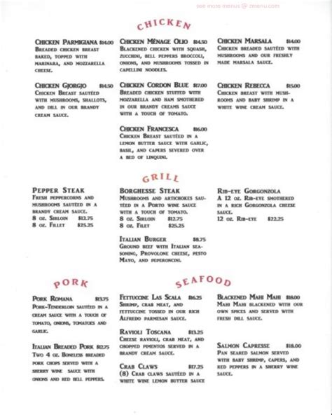 Menu at Papa Gjorgjo restaurant, Ada, 802 E Main St