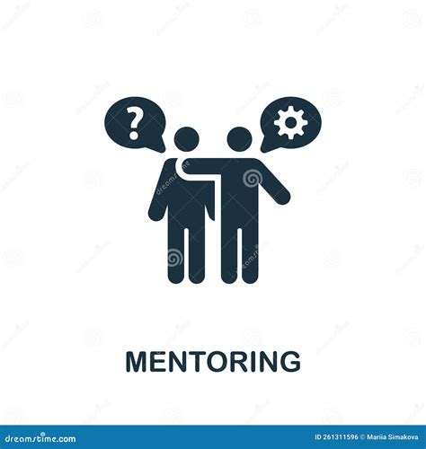 Mentoring Infographics Linear Icons Collection Royalty Free Stock Photo