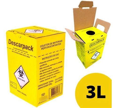 Caixa Coletora Para Material Perfurocortante Descarpack Todos Os