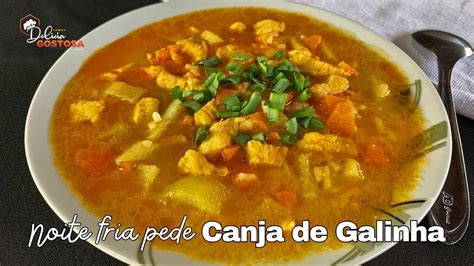 Receita de Canja de Galinha Arroz A Receita Caseira Infalível