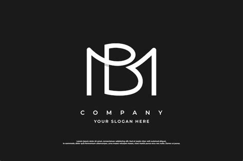 Premium Vector Initial Letter Bm Logo Or Mb Logo Design Vector Template