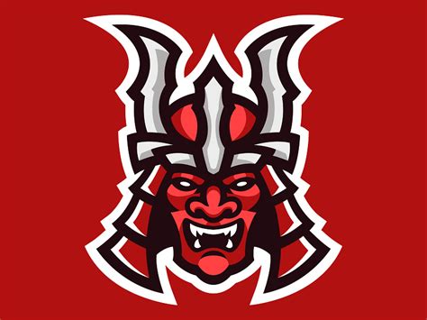 Samurai Mascot Logo By Sergey Jir On Dribbble