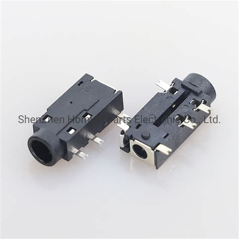 female smt mm stereo phone jack headphone jack  audio video