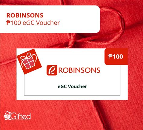 Robinsons Department Store PHP 100 Gift Voucher Lazada PH