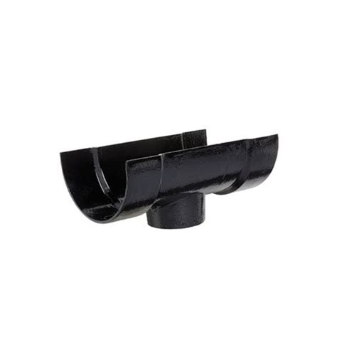 Cast Iron Deep Style Guttering Running 125x65mm Outlet Black Finish