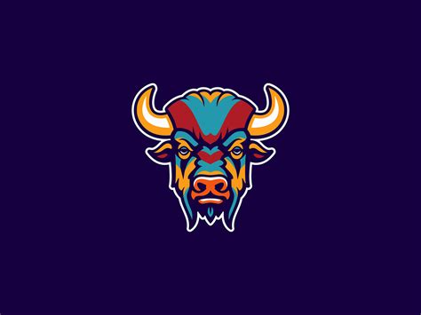 Bison Logo by UNOM design on Dribbble