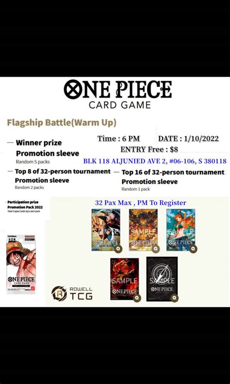 One Piece Tournament Hobbies Toys Toys Games On Carousell