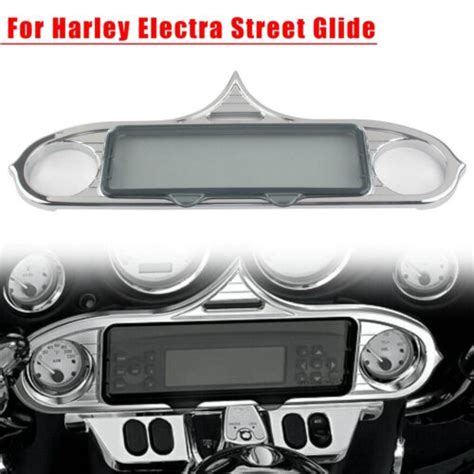 Stereo Radio Dash Insert Accent Cover For Harley Electra Glide Ultra