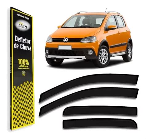 Calha De Chuva Vw Cross Fox Defletor Portas