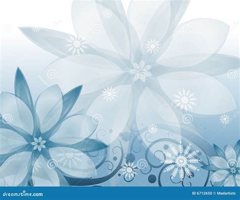 Winter Flowers Background Stock Photo - Image: 6712650