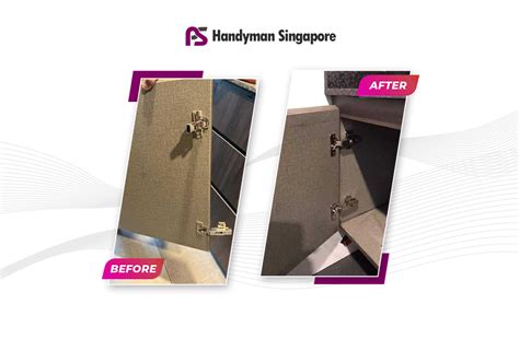 Replace Cabinet Hinges In Tampines Ps Handyman Singapore