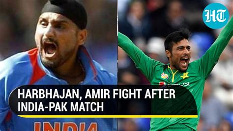 Harbhajan Vs Paks Amir On Twitter Break Tv To Spot Fixing Jibes