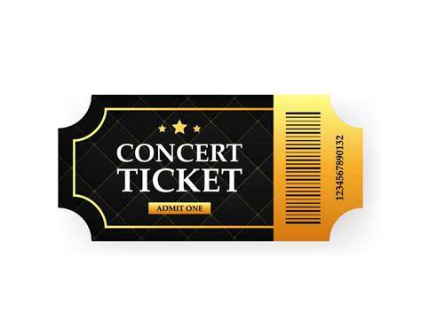 ticket concert invitation, show, coupon, ticket, pass admission entry