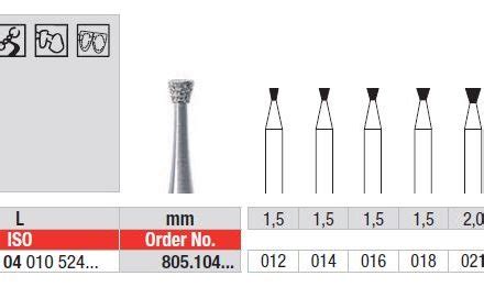 Edenta Diamond Burs 805 104 023 HP Medium Grit City Dental Supplies