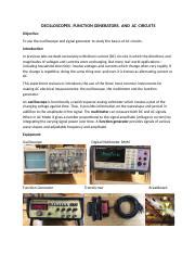 AC Signals Lab Sandbox Docx OSCILLOSCOPES FUNCTION GENERATORS AND AC