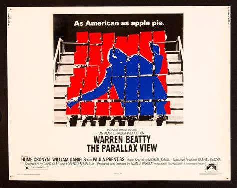 The Parallax View Movie Poster 1974 Half Sheet 22x28