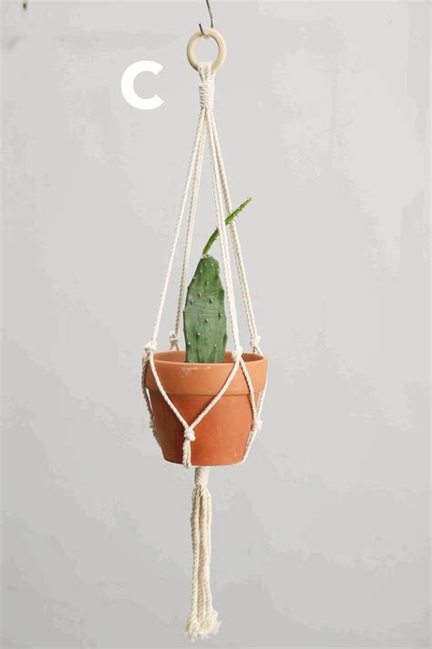 Macrame Plant Hanger Hanging Planter Indoor Garden Decor Etsy Macrame Plant Hangers Hanging