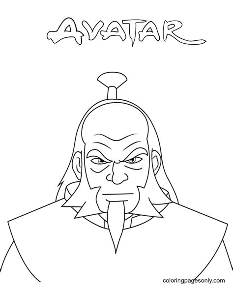 Dibujo De Iroh Avatar Para Colorear Dibujos Para Colorear Imprimir Gratis