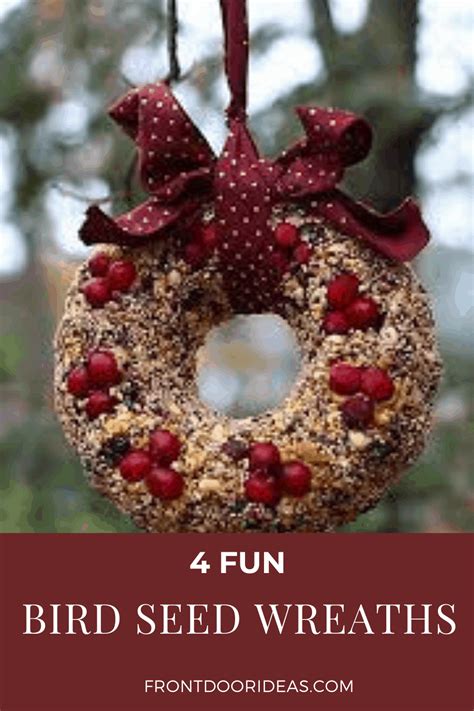 4 Fun Bird Seed Wreath Recipes for Your Feathered Friends