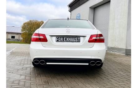 Fox Duplex Sportauspuff Mercedes E Klasse Limousine T Modell W V