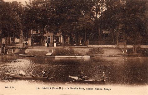 Lagny Sur Marne Lagny Le Moulin Bleu Ancien Moulin Rouge Carte