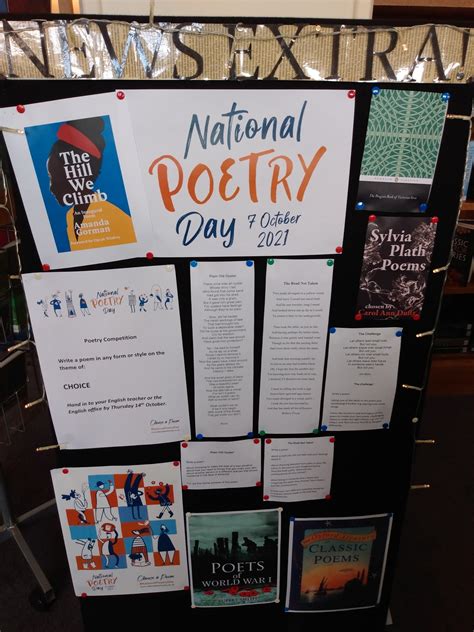 National Poetry Day October 7th 2021 Lgs Library