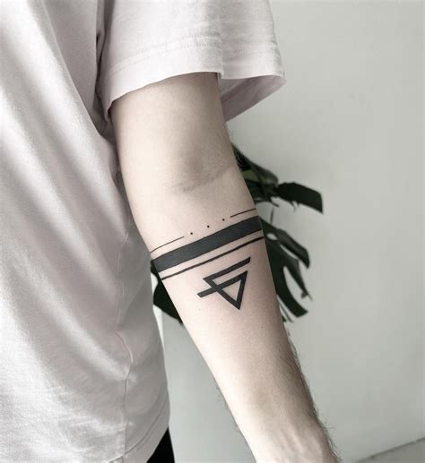 Celtic Forearm Band Tattoos For Men