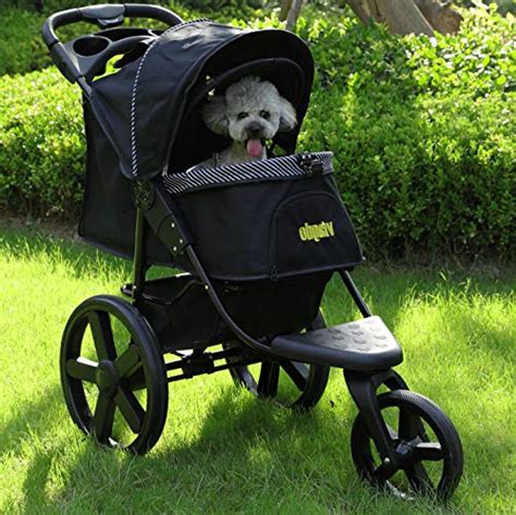 VIAGDO Luxury Dog Stroller Jogger for Small Medium Dogs & Cats, No-Zip ...