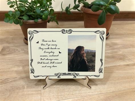 Sympathy Frame Memorial Frame Loss Of Mother Loss Of Loved Etsy