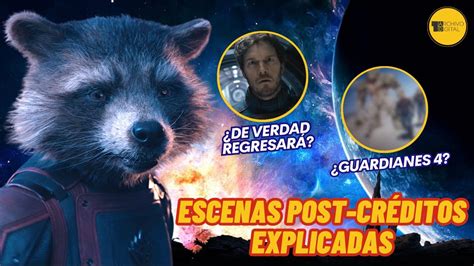 Habr Guardianes De La Galaxia Y Escenas Post Cr Ditos Explicadas