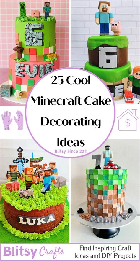 25 Creative Minecraft Cake Ideas - Blitsy