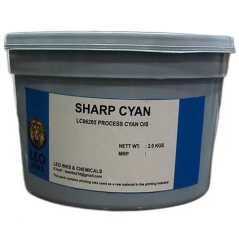 Leo Sharp Cyan Offset Printing Ink Bucket Packaging Size 2 Kg At Rs